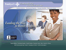 Tablet Screenshot of frontpathcoalition.com